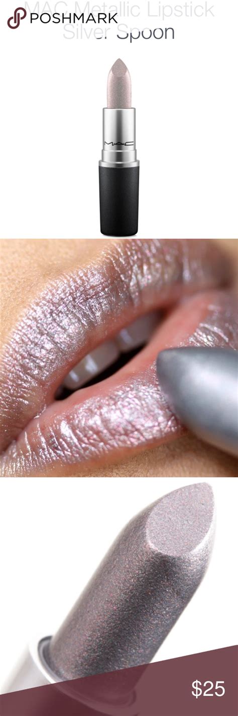 mac metallic lipstick silver spoon 1 oz boxed|MAC Metallic Lips Lipstick Collection .